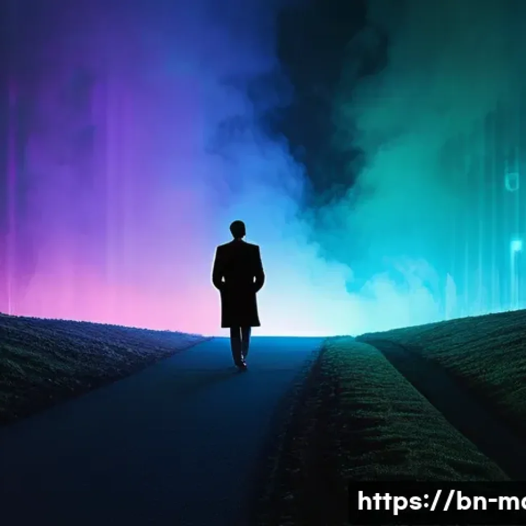 몬테카를로 시뮬레이션 - **Prompt 1: Navigating the Fog of Future Decisions**
    "A person, appearing as a thoughtful young ...