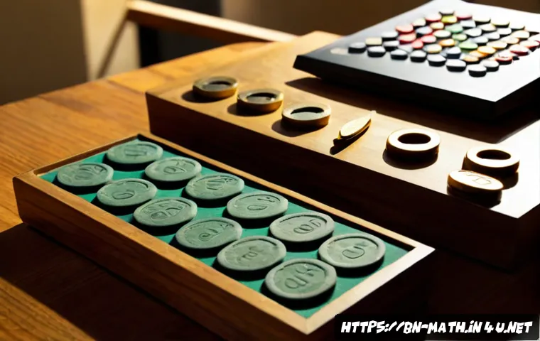 Home 17 수학의 역사적 발전 - Photorealistic museum-style scene illustrating the historical evolution of mathematics: ancient ston...